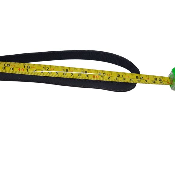 Fossil Vintage Black Leather Flap Crossbody Handbag with Brass Turn Lock - Picture 14 of 14